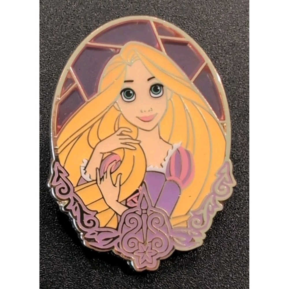 Rapunzel loungefly Princess Stained Glass Portrait Mystery 2025 Disney Pin F8